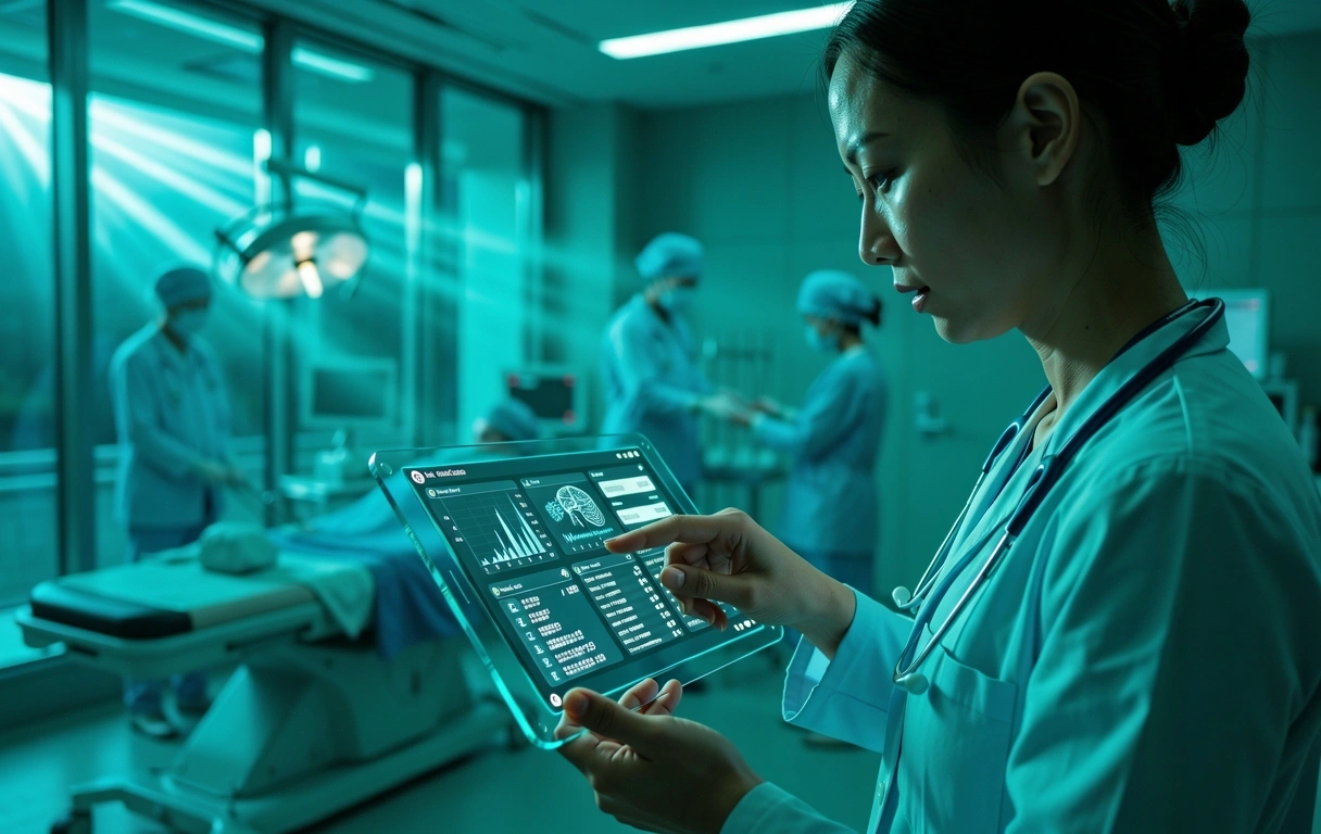 醫療 AI 安全界面示意圖